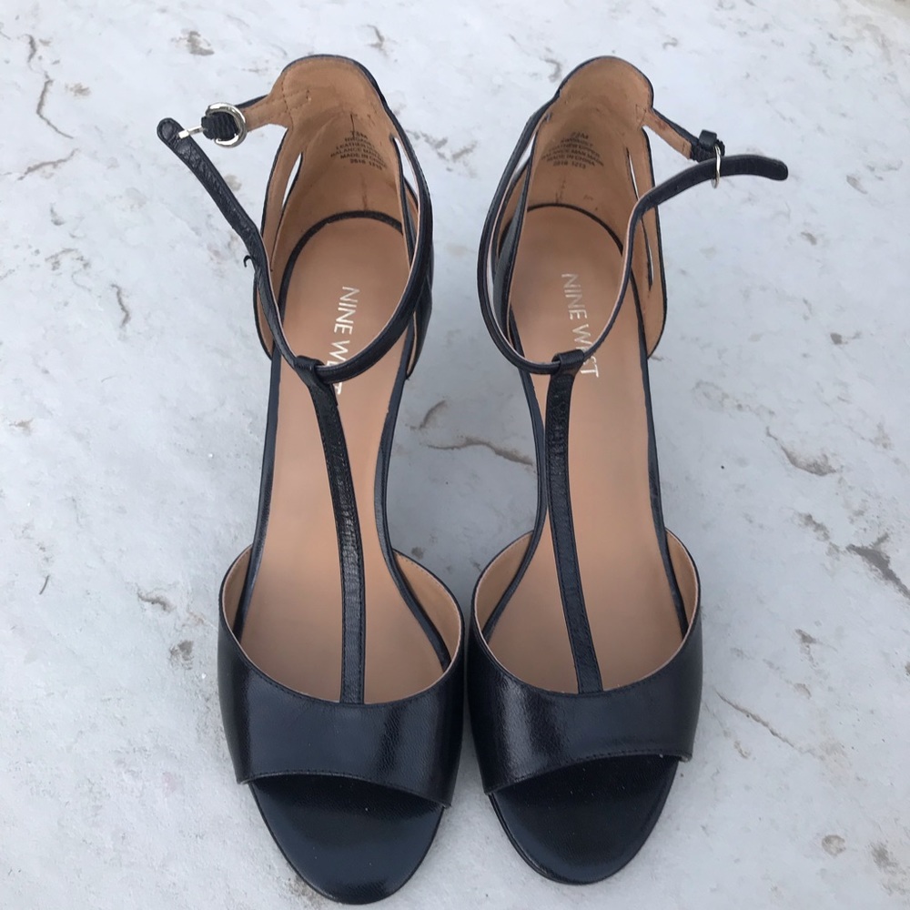 Nine West t-strap heels